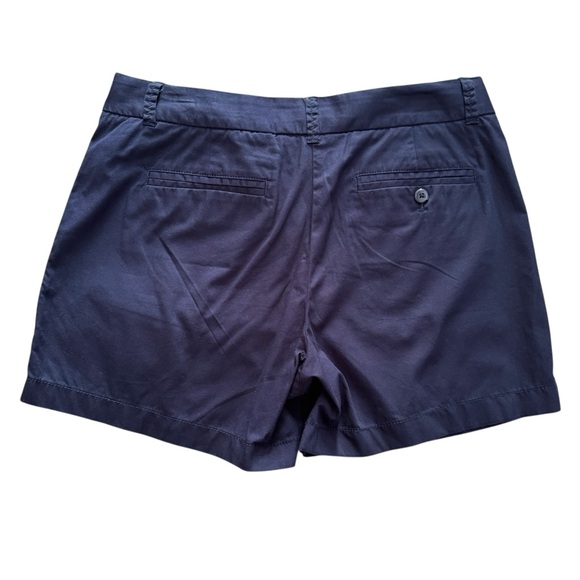 J.Crew Factory Navy Broken-In Chino Shorts size 8 - Picture 2 of 2